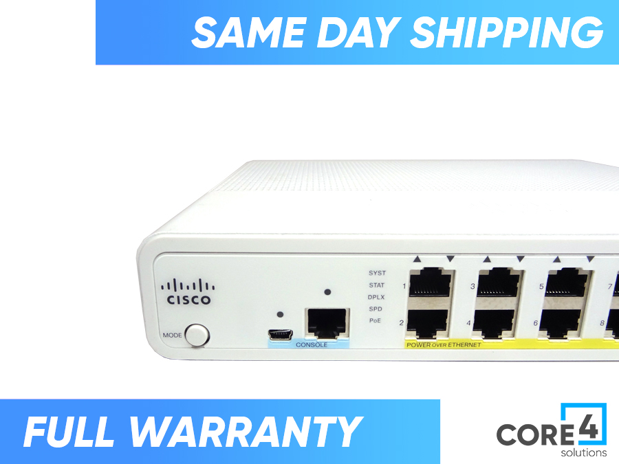CISCO WS-C2960C-12PC-L 12X10/100 + 2XGIG SFP SWITCH