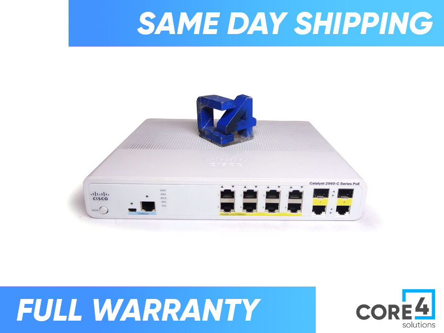 CISCO WS-C2960C-8PC-L CATALYST 2960C SWITCH 8 FE POE