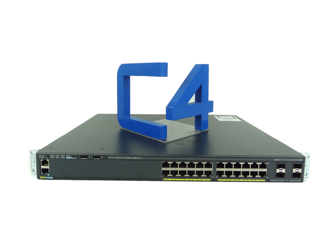 CISCO WS-C2960X-24PS-L CISCO 24 POE+GE+4 1GSFP, LAN BASE