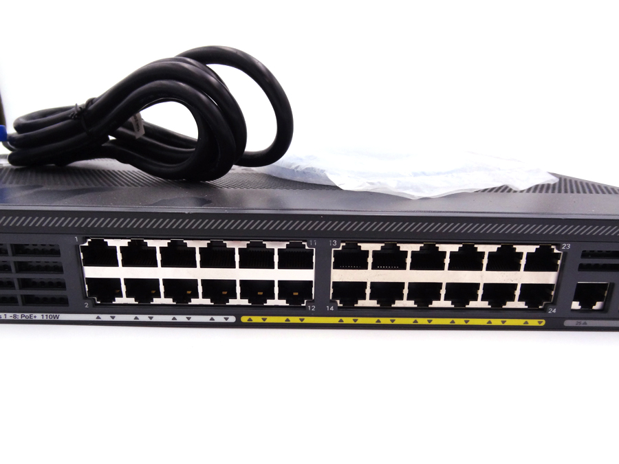 CISCO WS-C2960X-24PSQ-L CATALYST 2960-X 24 GIGE POE 110W. SWITCH