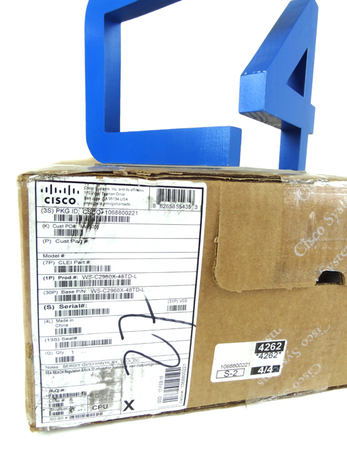 CISCO WS-C2960X-48TD-L CATALYST 48GIGE, 2 X 10GB SF+ LAN SWITCH - New Open Box