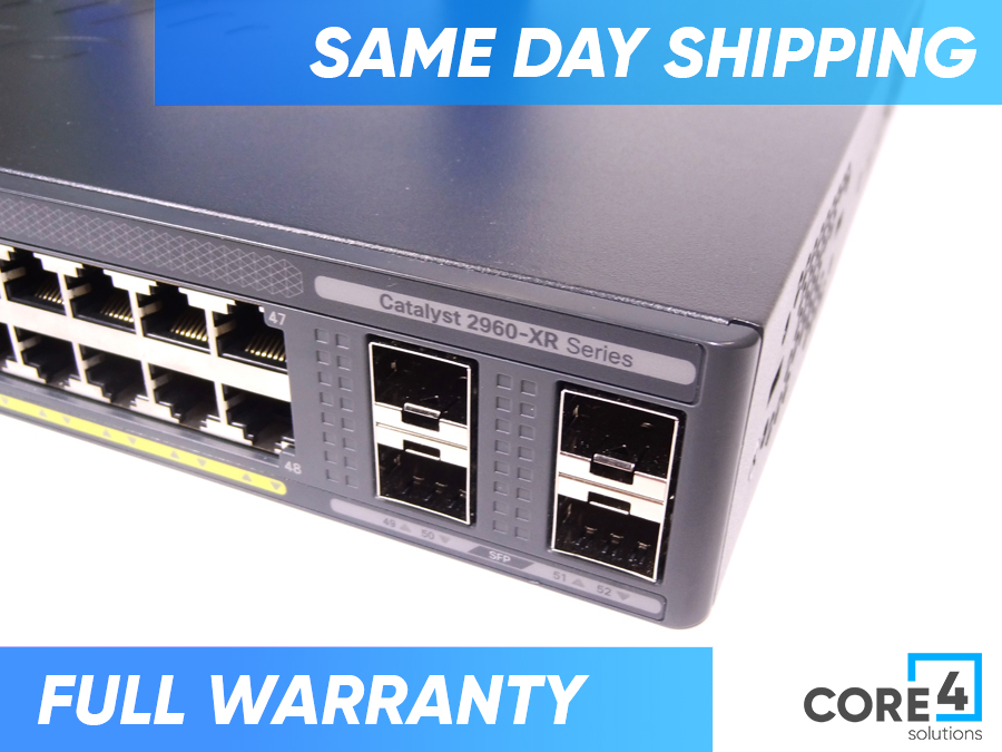 CISCO WS-C2960XR-48FPS-I CATALYST 48 PORT POE SWITCH