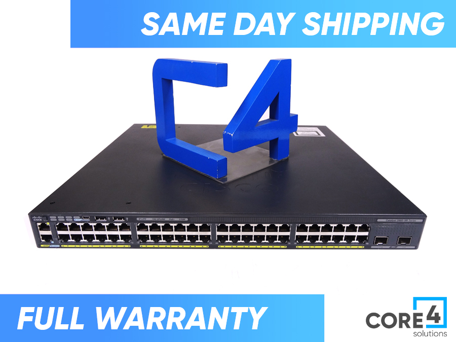 CISCO WS-C2960XR-48LPD-I CATALYST 2960-XR 48 GIGE POE 370W SWITCH