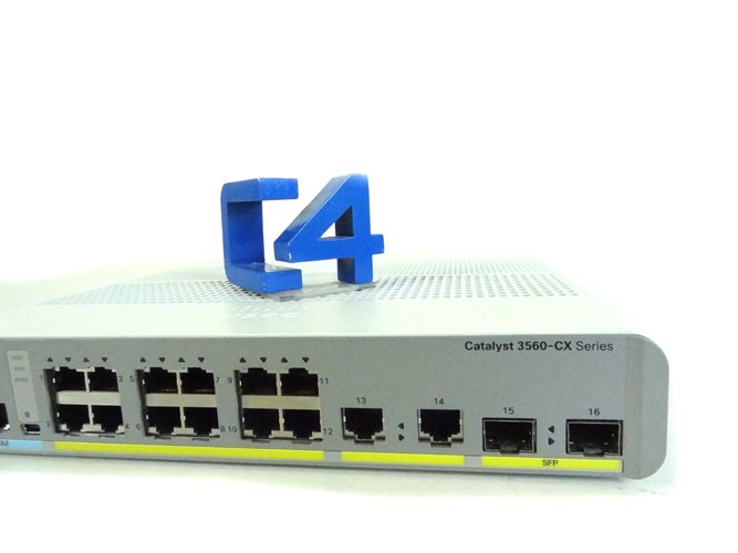 CISCO WS-C3560CX-12TC-S 12XGE,2X1G SFP,2X1G,IP BASE Switch