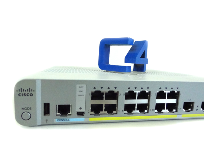 CISCO WS-C3560CX-12TC-S 12XGE,2X1G SFP,2X1G,IP BASE Switch