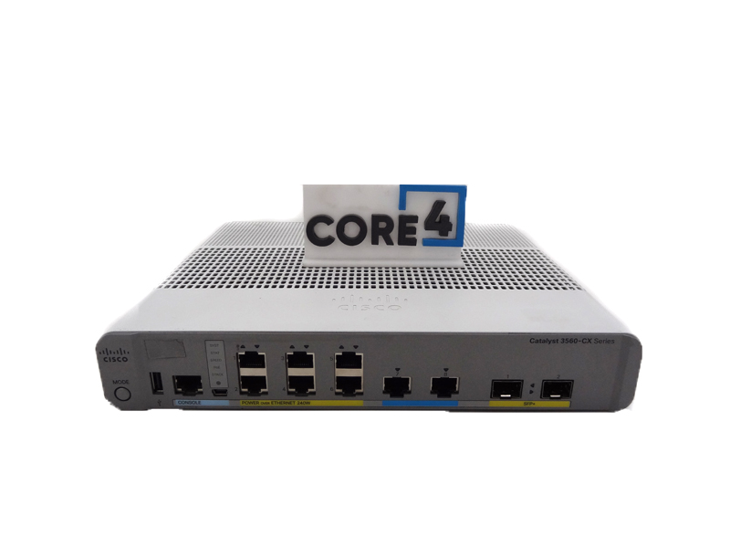 CISCO WS-C3560CX-8XPD-S Cisco Cis Cat 3560-CX 2 x mGig6x1G PoEIP Base | Refresh