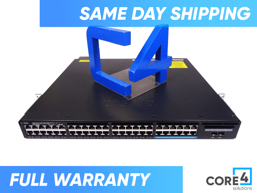 CISCO WS-C3650-12X48FD-S 48 UPOE(3E SWITCH