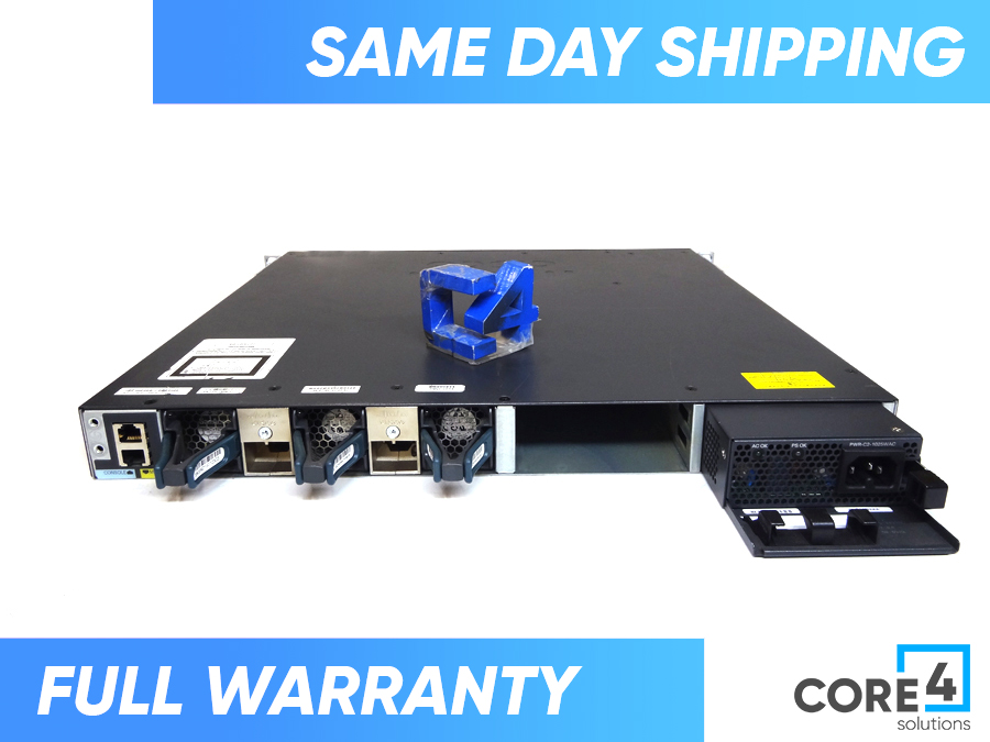 CISCO WS-C3650-48FD-L 48 POE+ GE, E SWTICH *New Open Box*