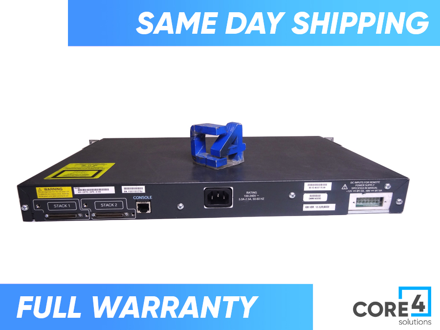 CISCO WS-C3750-24PS-S Catalyst 3750 24 10/100 PoE + 2 SFP Switch *New Sealed* 