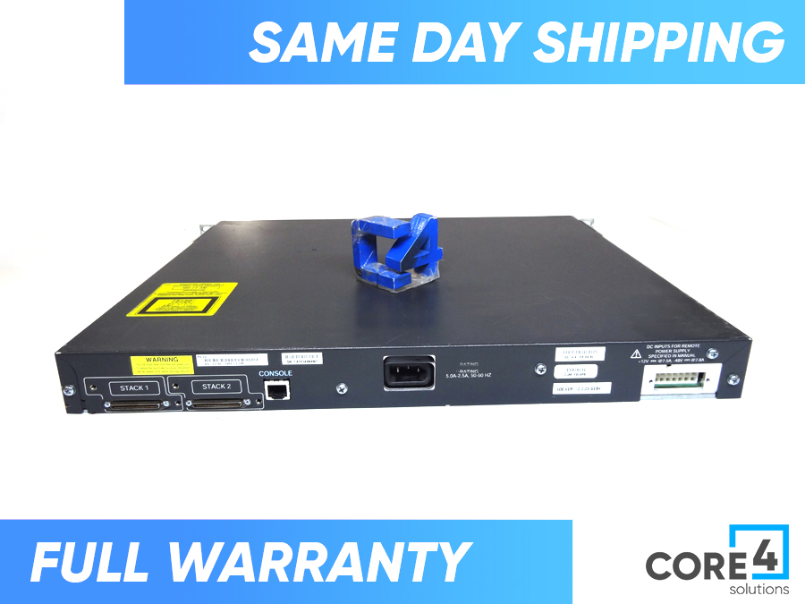 CISCO WS-C3750-48PS-E Catalyst 3750 48 10/100 PoE + 4 SFP Switch