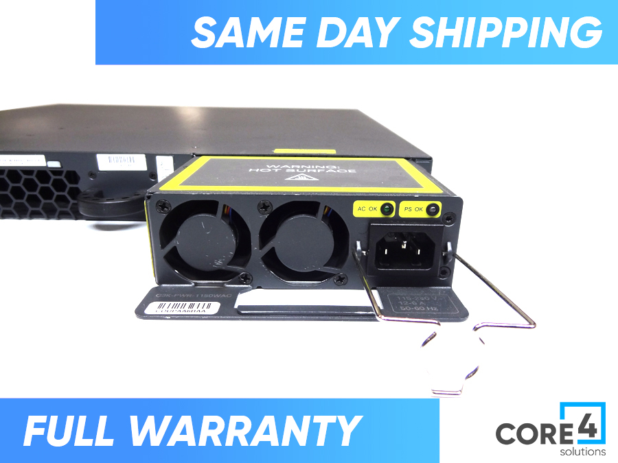 CISCO WS-C3750E-48PD-SF Catalyst 3750E 48 10/100/1000 PoE+2 Switch