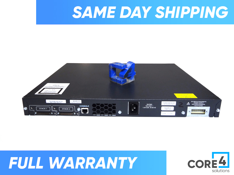 Cisco WS-C3750G-12S-E Catalyst 3750 12 Sfp + Ips Image Switch
