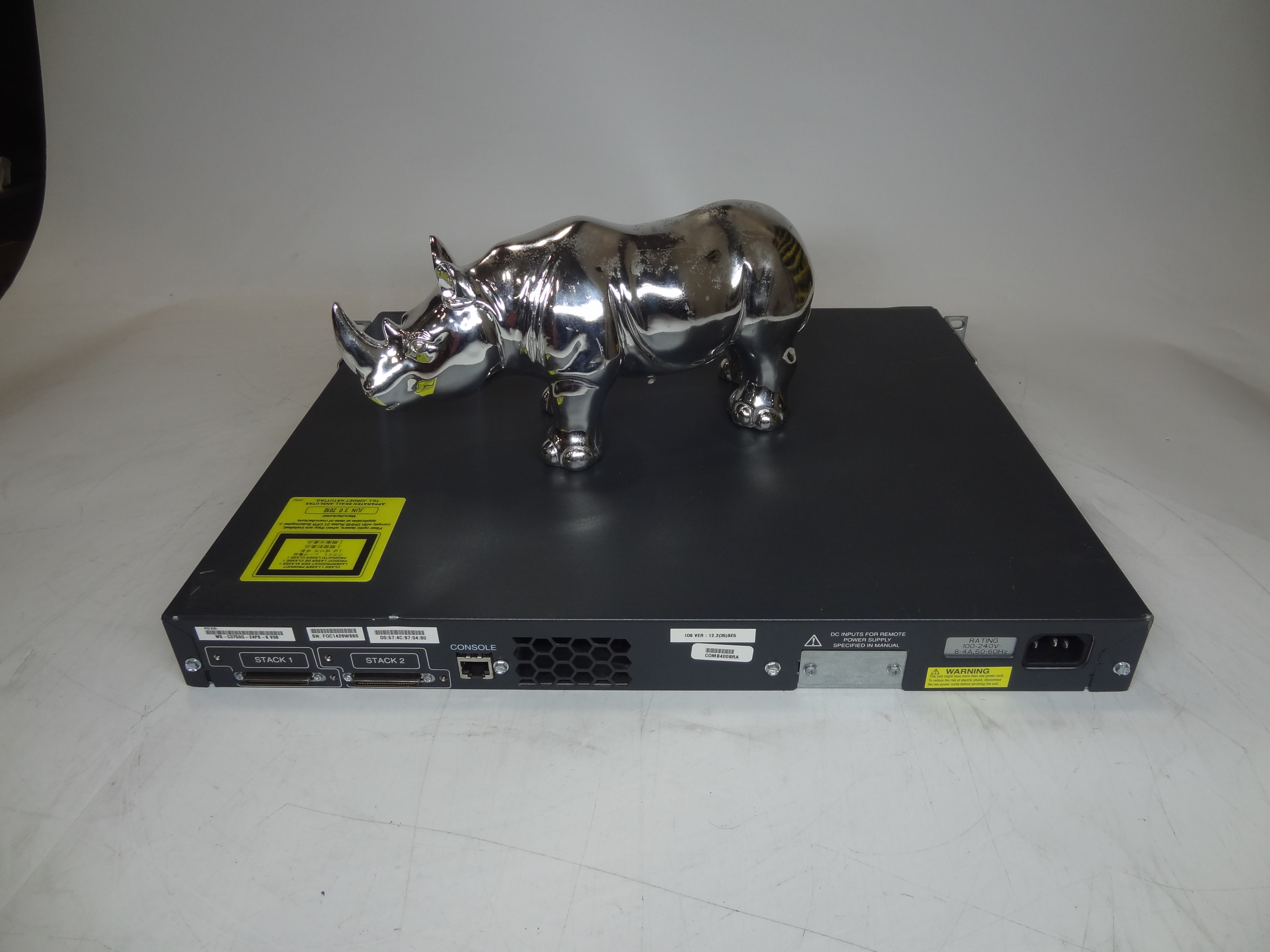 CISCO WS-C3750G-24PS-S Catalyst 3750 24 10/100/1000T PoE + Switch