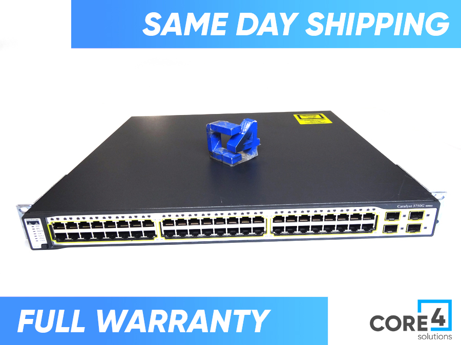 CISCO WS-C3750G-48TS-S CATALYST 3750 48 10/100/1000T SWITCH