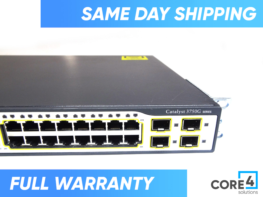CISCO WS-C3750G-48TS-S CATALYST 3750 48 10/100/1000T SWITCH