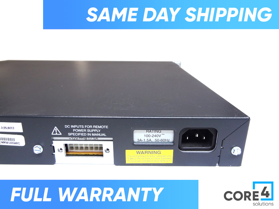 CISCO WS-C3750G-48TS-S CATALYST 3750 48 10/100/1000T SWITCH