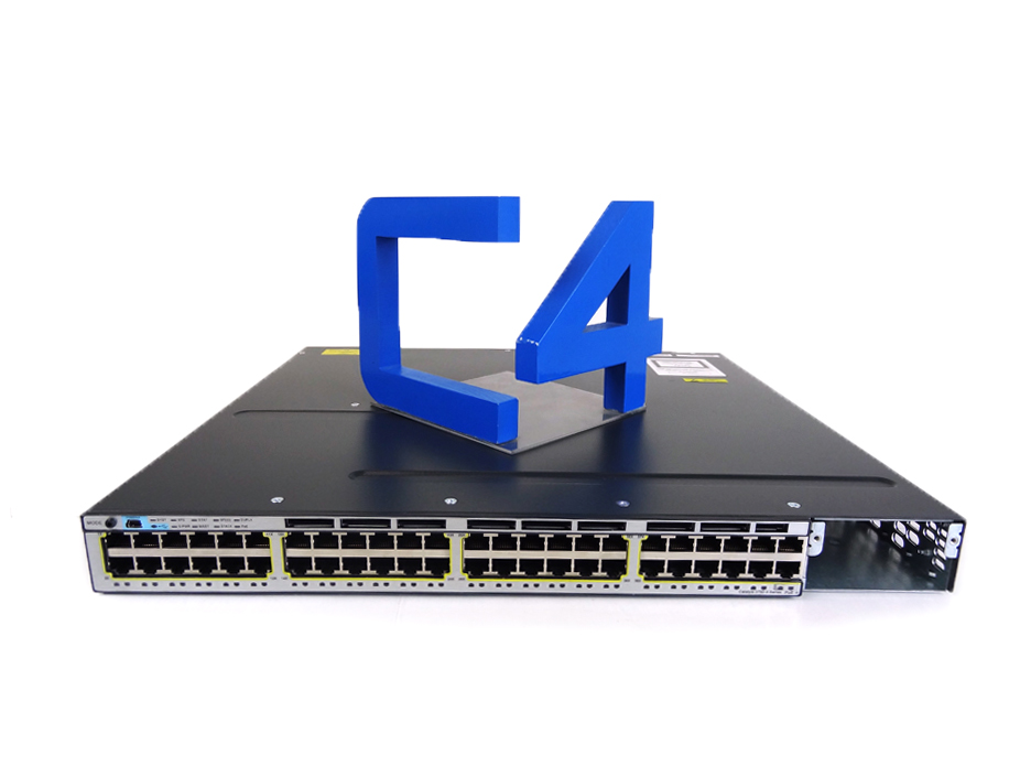 CISCO WS-C3750X-48P-S 48 POE+ 1000 Switch *New Open Box*