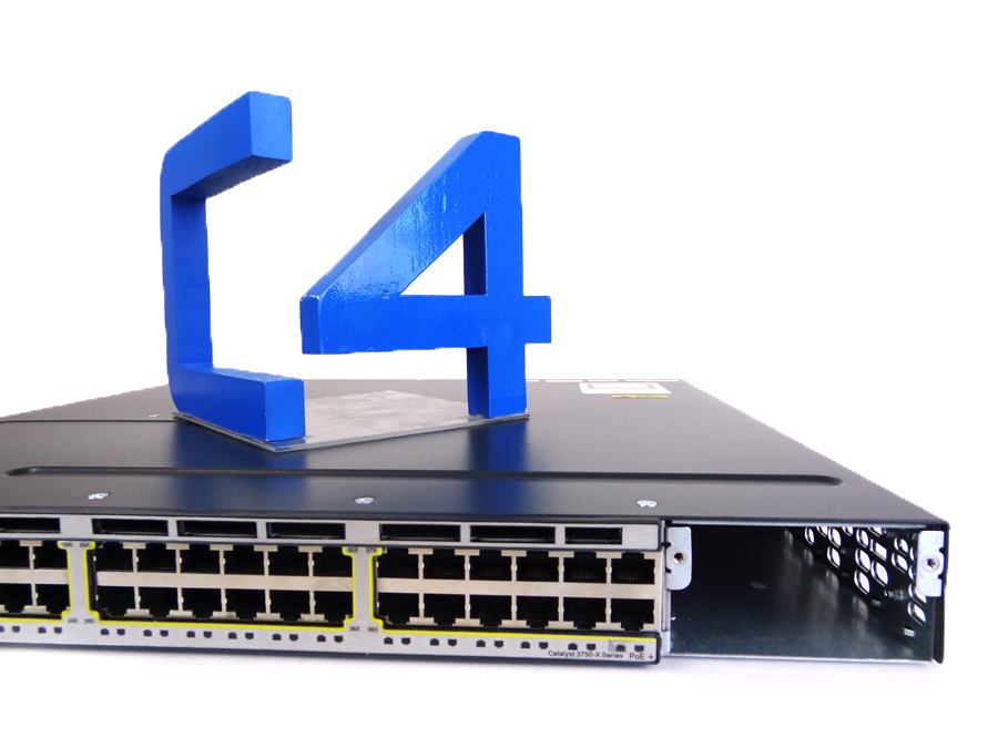 CISCO WS-C3750X-48P-S 48 POE+ 1000 Switch *New Open Box*