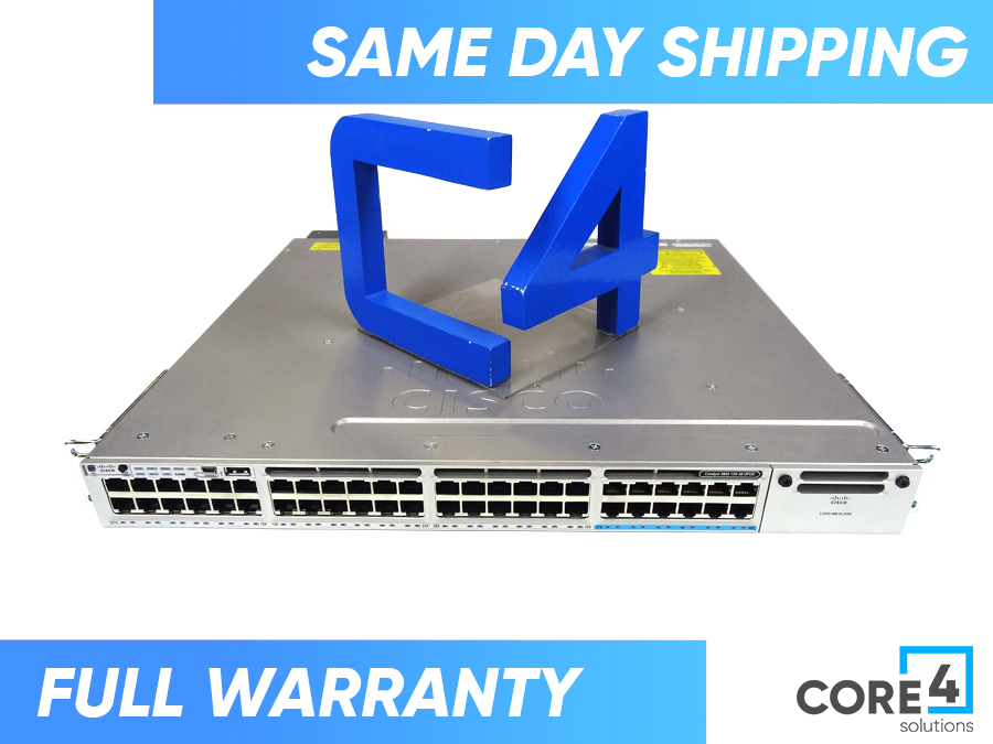 CISCO WS-C3850-12X48U-L CATALYST 3850 48 PORT SWITCH *New Sealed* 