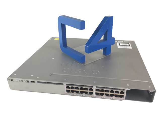 CISCO WS-C3850-24P-L CISCO 24PT POE+ GE, LAN BASE, 715W