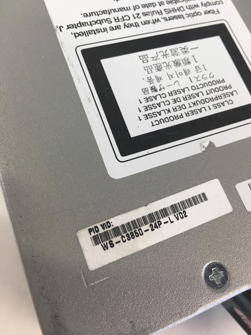 CISCO WS-C3850-24P-L CISCO 24PT POE+ GE, LAN BASE, 715W