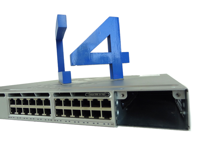 CISCO WS-C3850-24P-S CAT 3850 24 PORT POE IP BASE