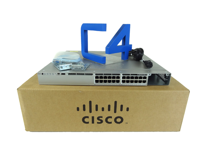 CISCO WS-C3850-24P-S CAT 3850 24 PORT POE IP BASE