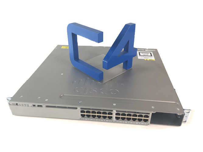 CISCO WS-C3850-24T-S CAT 3850 24PT GE, IP BASE, 350W PS