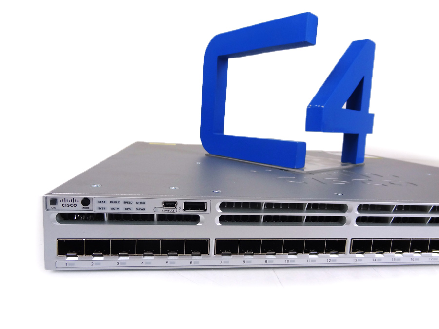 CISCO WS-C3850-24XS-S 24 PORT SFP+, 715WAC, IP BASE SWITCH 