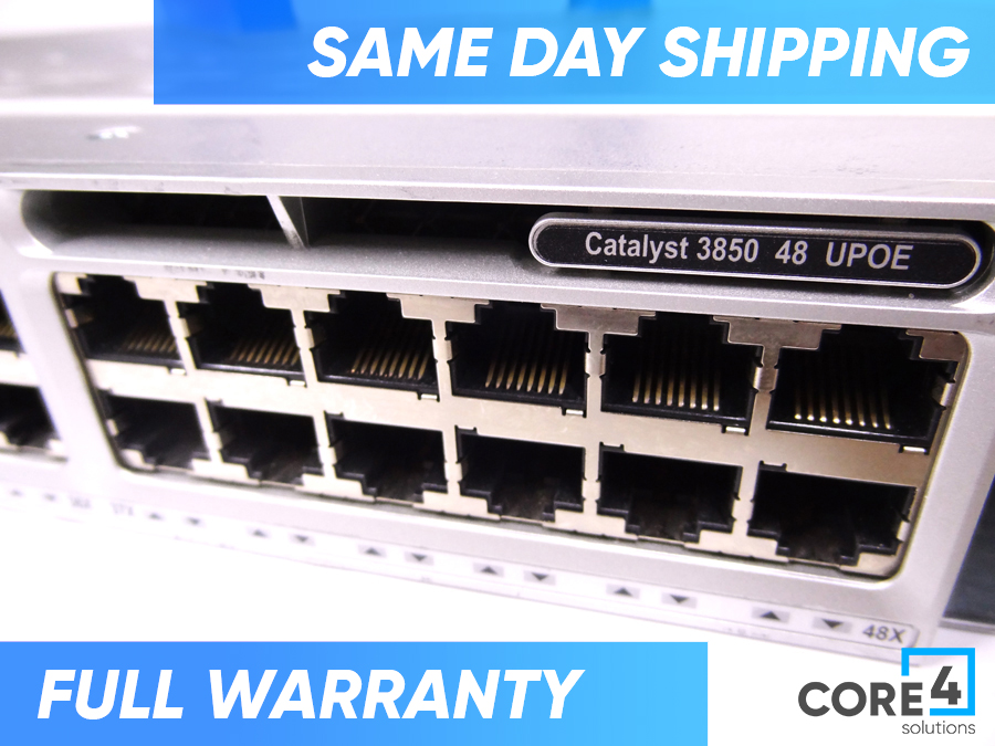 CISCO WS-C3850-48UW-S CATALYST 3850 48PT UPOE 5 AP LIC SWITCH