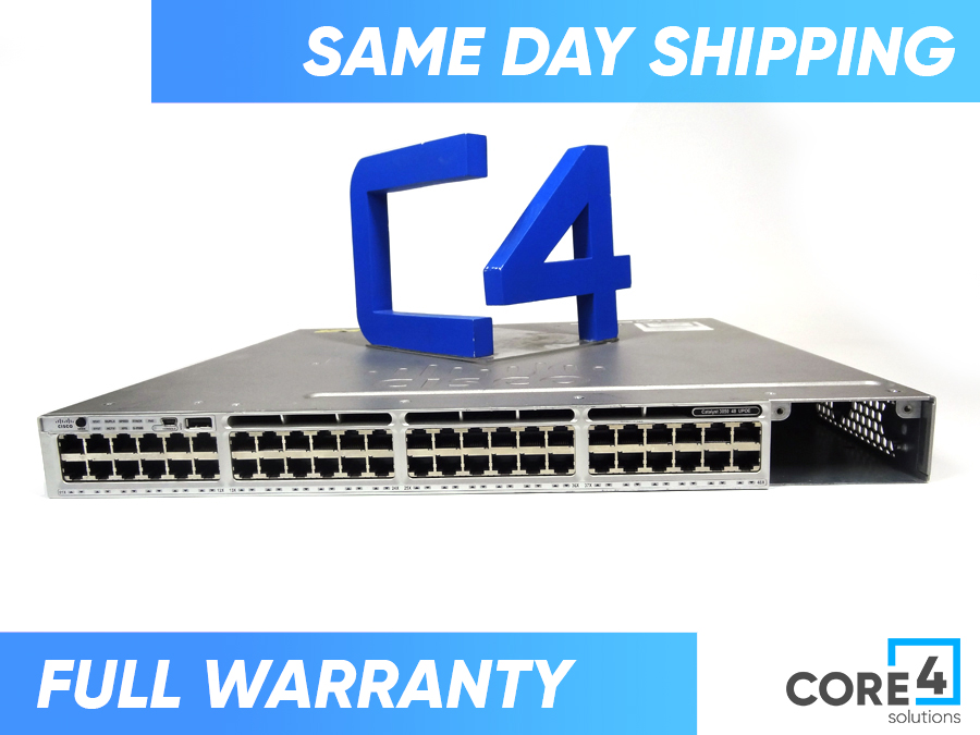 CISCO WS-C3850-48UW-S CATALYST 3850 48PT UPOE 5 AP LIC SWITCH