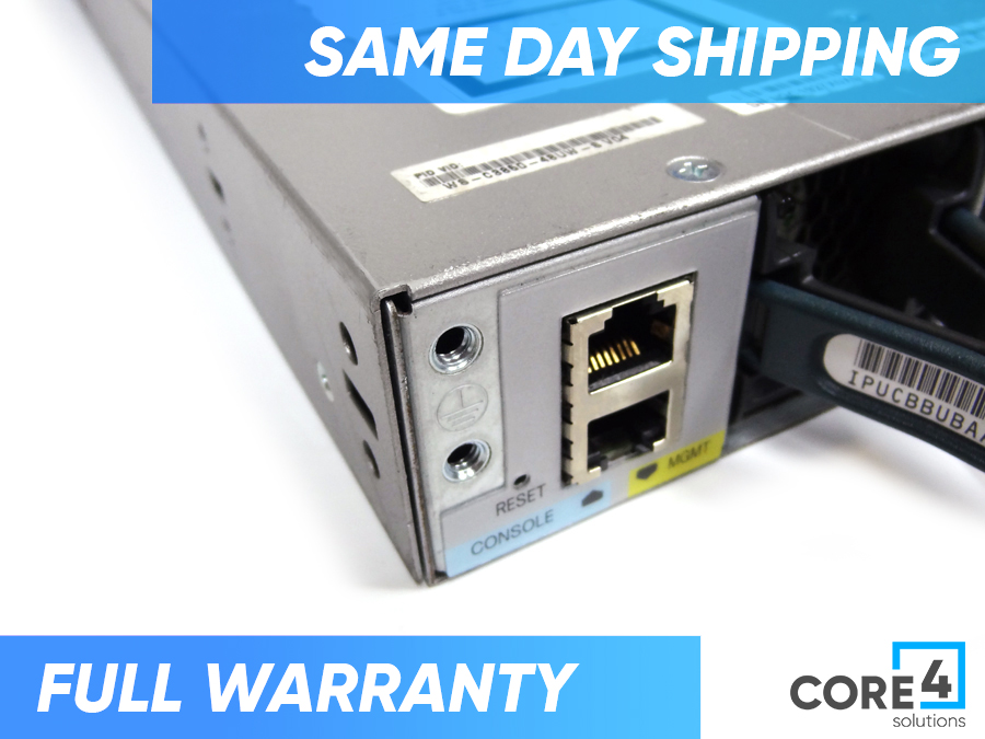 CISCO WS-C3850-48UW-S CATALYST 3850 48PT UPOE 5 AP LIC SWITCH