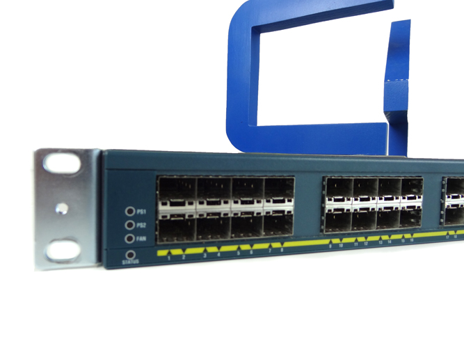  CISCO WS-C4928-10GE CATALYST10 GIGABIT ETHERNET SWITCH -w/ DUAL POWER & FAN