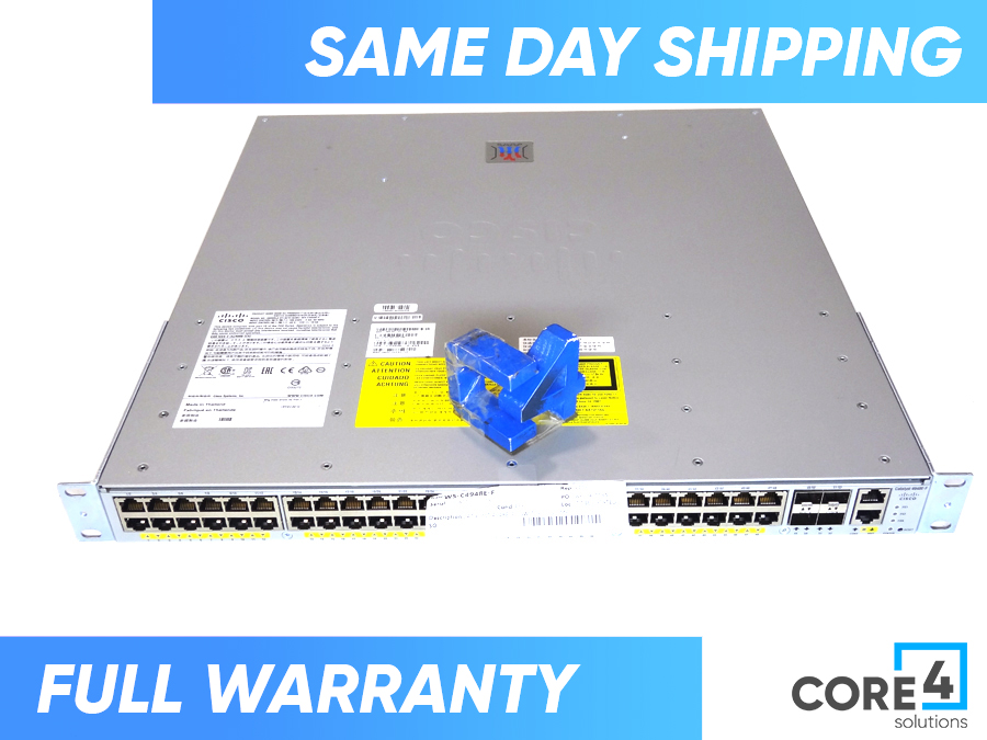 CISCO WS-C4948E-F CATALYST L3 M4 SWITCH