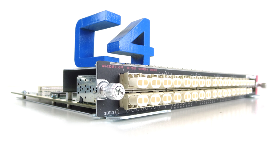 Cisco WS-X4248-FE-SFP Catalyst 4500 Fast Ethernet Switching Module