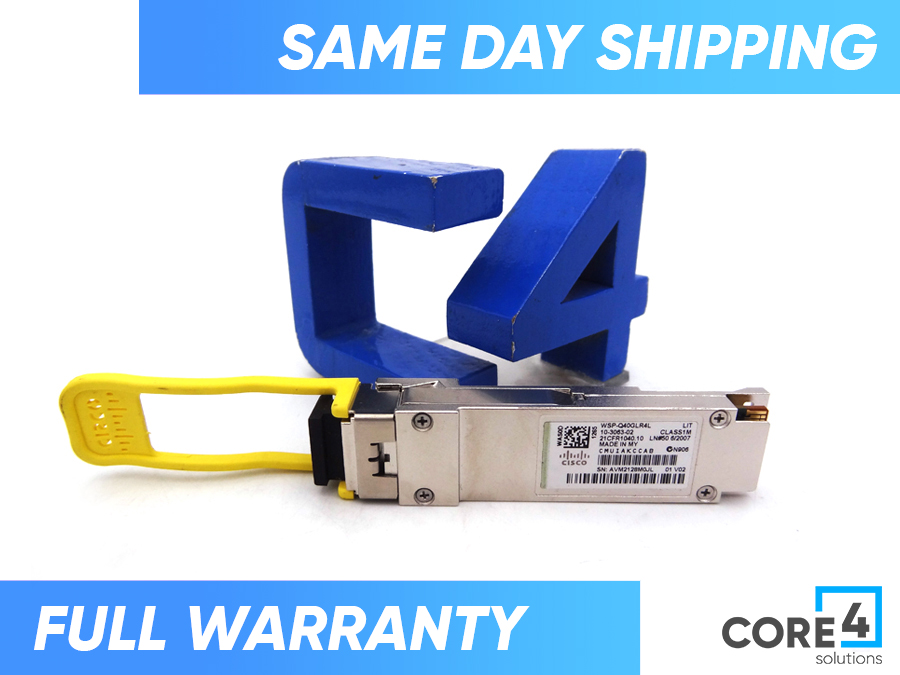 CISCO WSP-Q40GLR4L 40GBE LR 1310NM QSFP MODULE