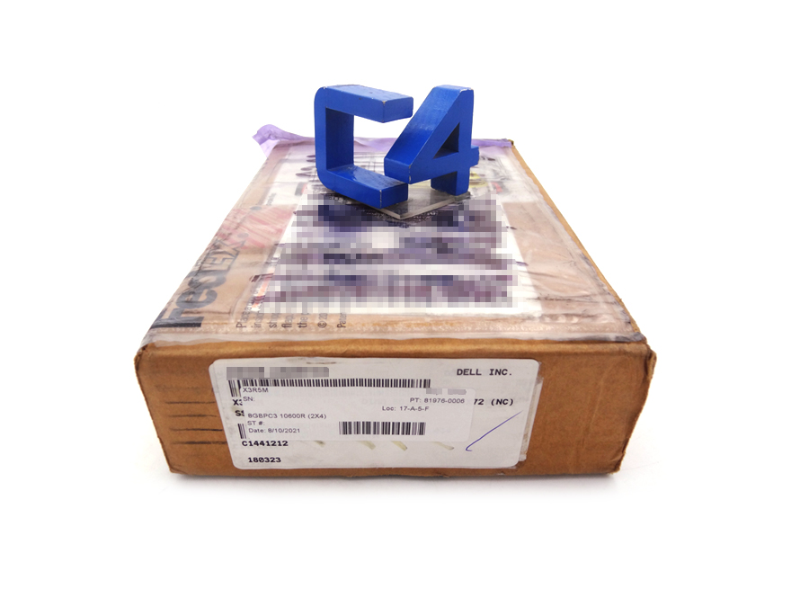 DELL X3R5M 8GBPC3 10600R (2X4) *New Sealed*