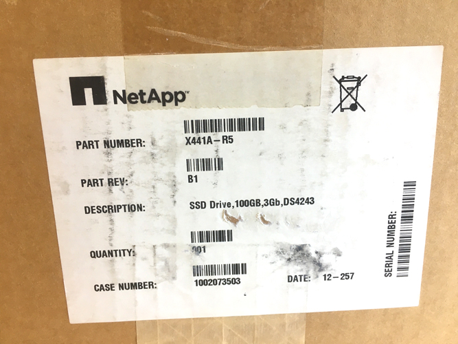 NETAPP X441A-R5 NETAPP 100GB 3.5 SSD