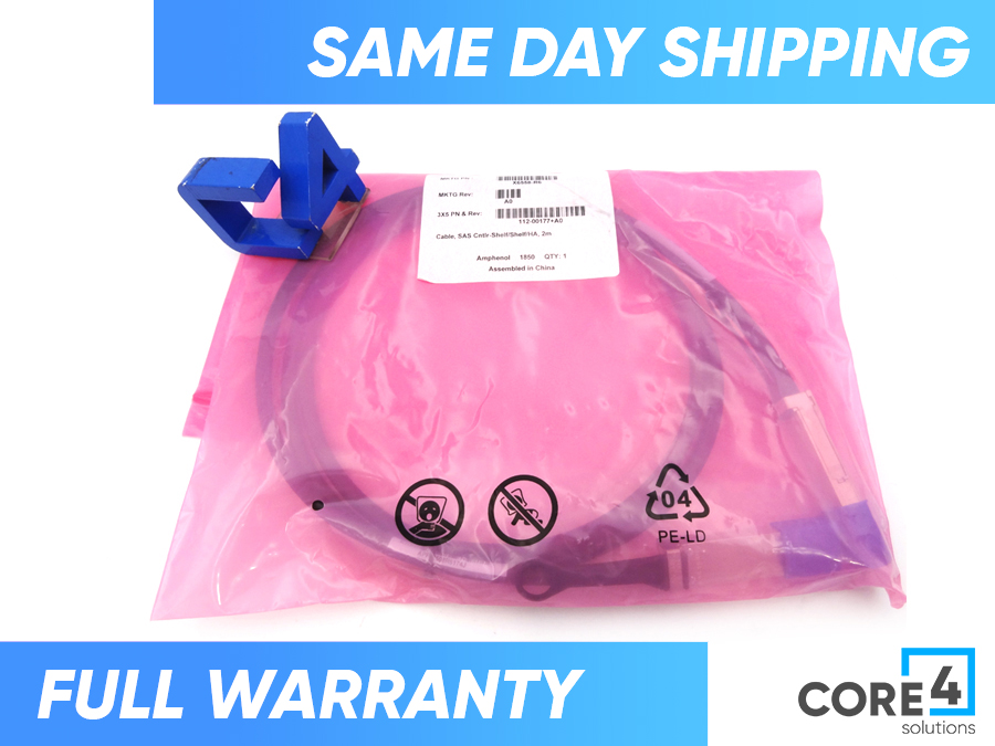 NETAPP X6558-R6 SAS CNTLR-SHELF 2M CABLE *New Sealed* - 112-00177