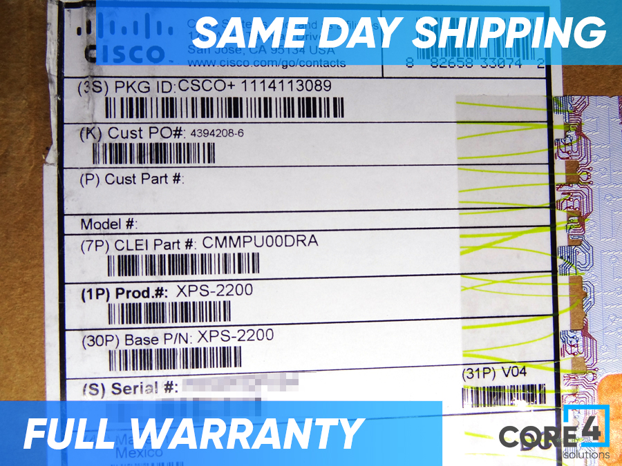 Cisco XPS-2200 eXpandable Power Array Cabinet *New Sealed*